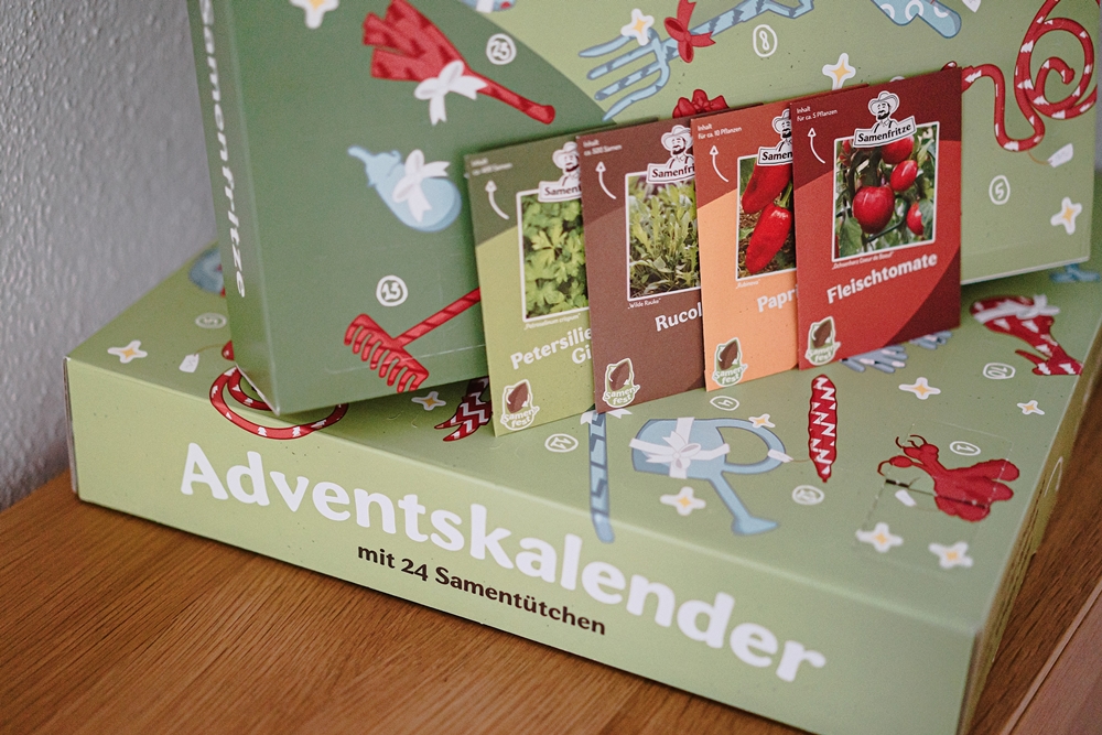 Samenfritze Saatgut-Adventskalender 2025 – 24 Tage Gartenfreude!