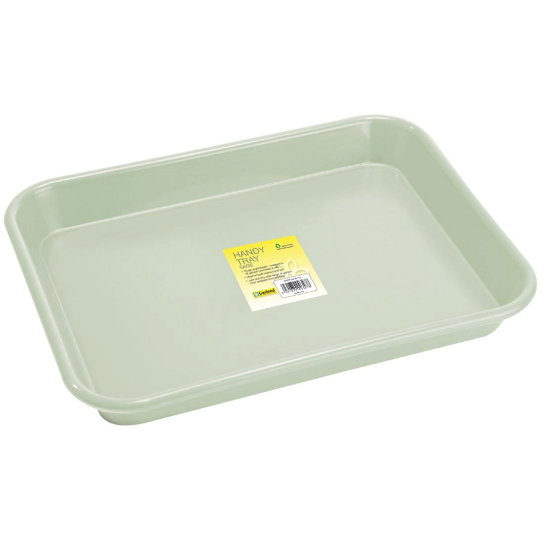 Robuste Pflanzschale 41 x 31 x 4,5 cm – vielseitig einsetzbar, aus 100 % recyceltem Kunst-stoff, ideal für Garten, Küche & Pflanzen