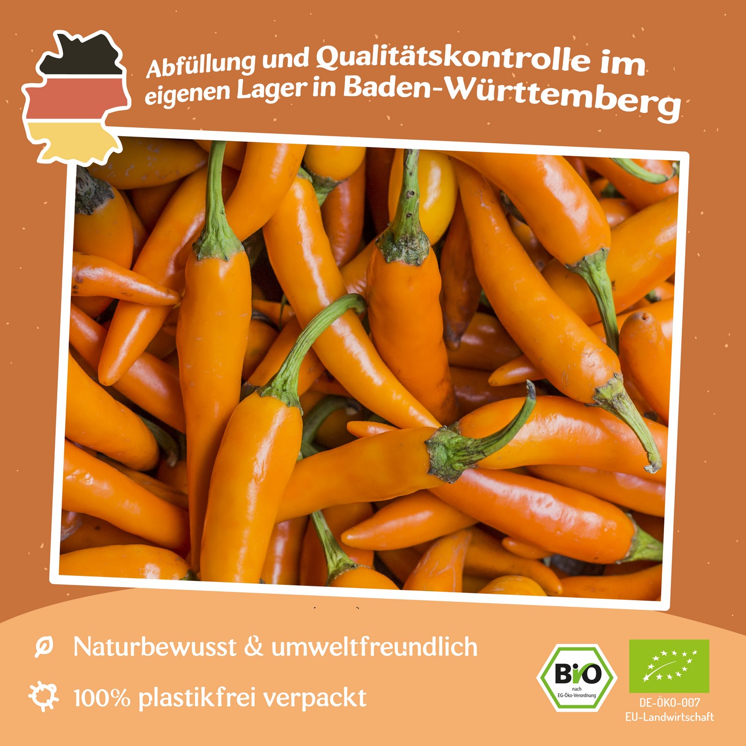 Bio-Paprika Tequila Sunrise Samen