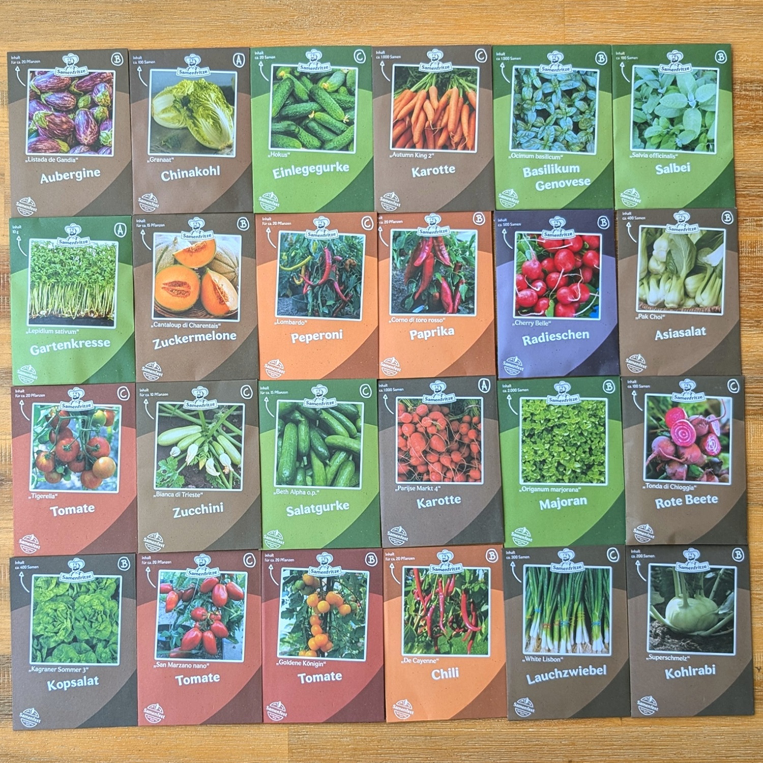 Samenfritze Saatgut-Adventskalender 2025 – 24 Tage Gartenfreude!