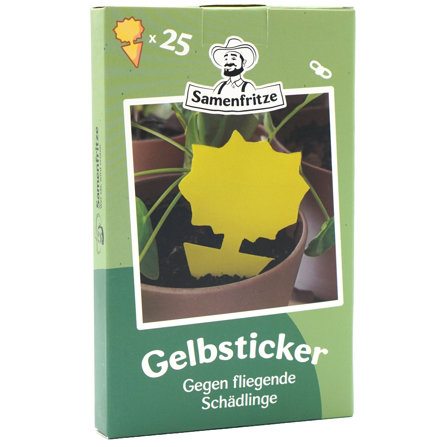 25 Gelbsticker